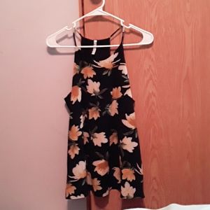 Dna culture floral tank top